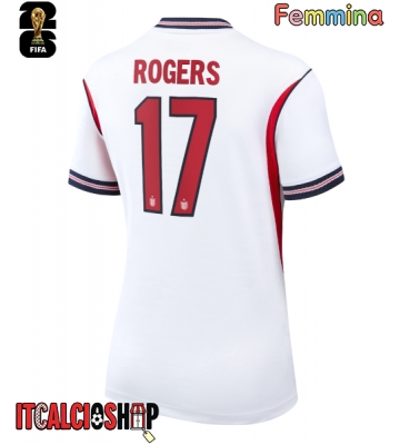 Inghilterra Morgan Rogers #17 Prima Maglia Femmina Mondiali 2026 Manica Corta